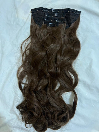 10 Clip-Ons Hair Extension Set