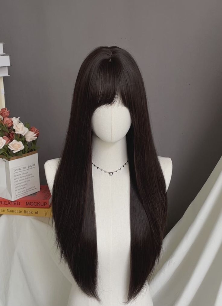 Front Bang Puff Full Head Wig wavy