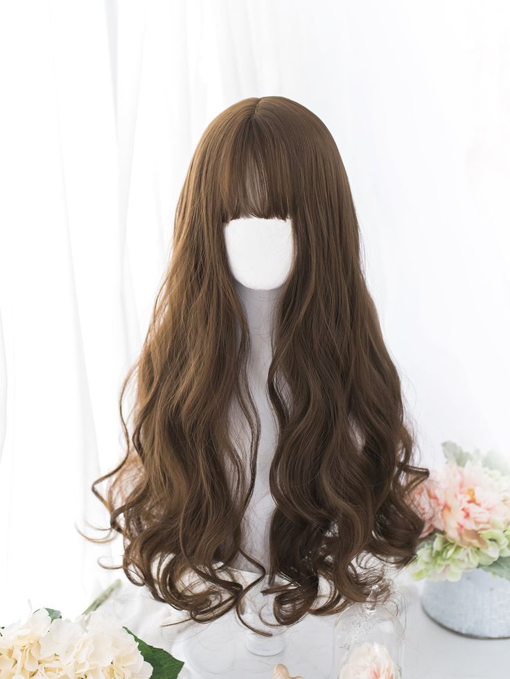 Front Bang Puff Full Head Wig wavy
