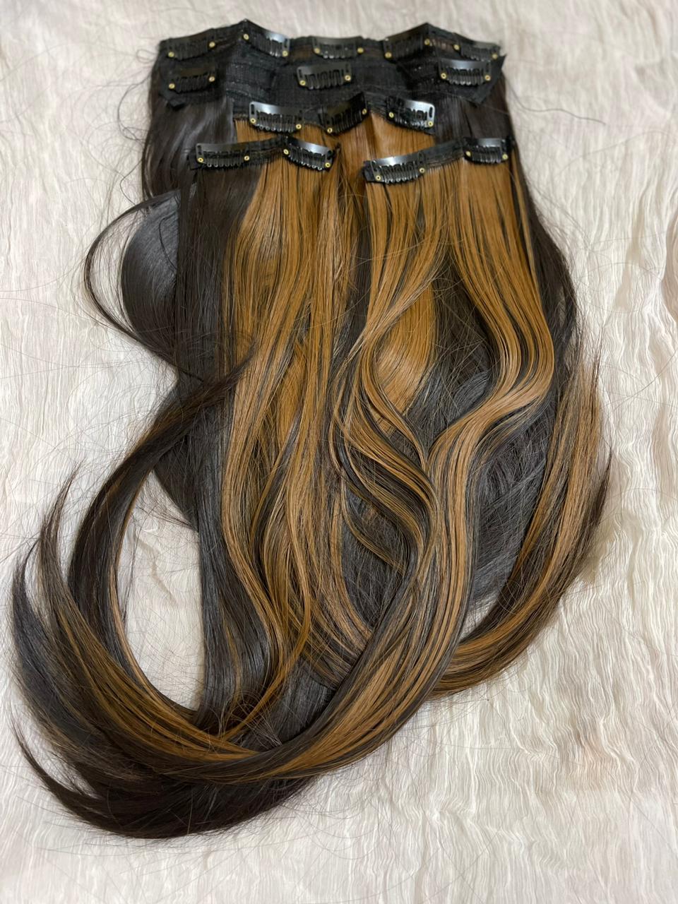 15 Clip-Ins Hair Extension Set