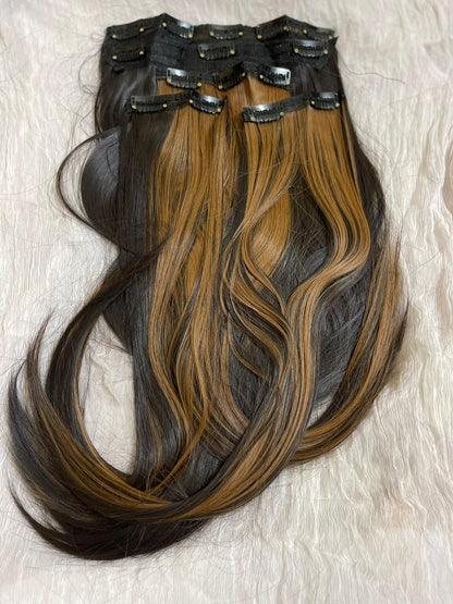 15 Clip-Ins Hair Extension Set
