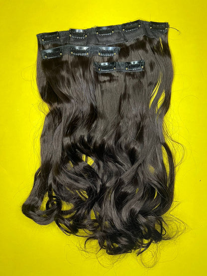 10 Clip-Ons Hair Extension Set
