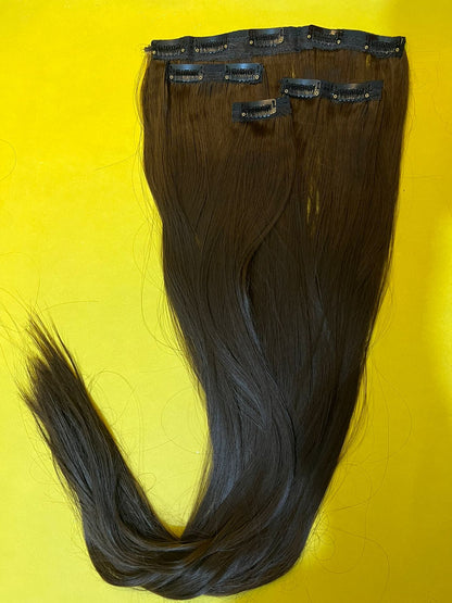 10 Clip-Ons Hair Extension Set