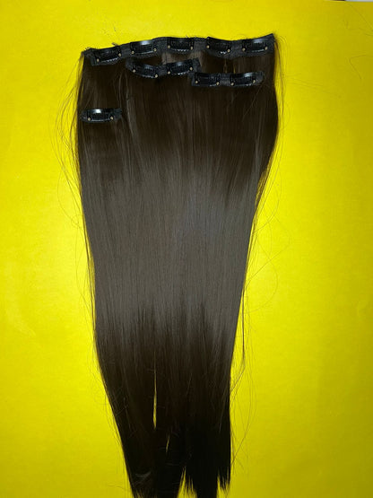 10 Clip-Ons Hair Extension Set