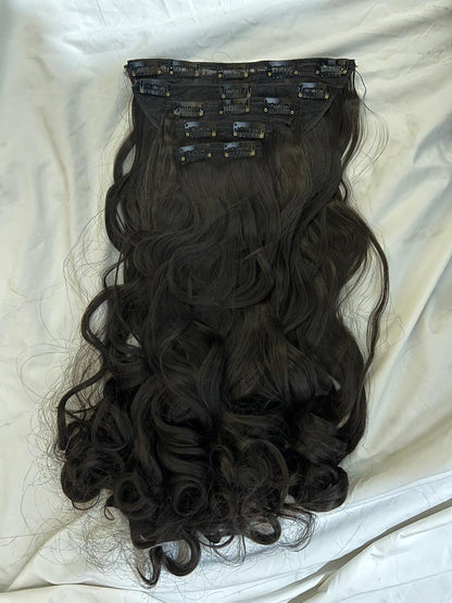 15 Clip-Ins Hair Extension Set
