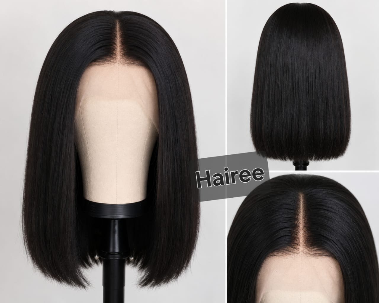Lace Full Head Wig Shoulder Length (Straight)