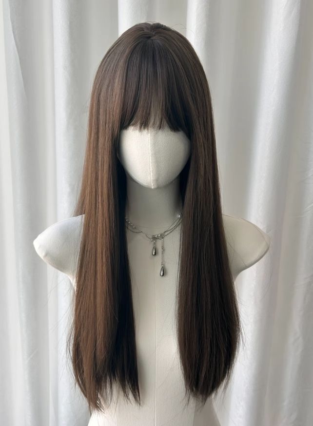Puff Full Head Wig (Straight-Wavy)