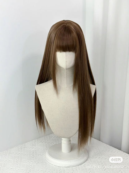 Puff Full Head Wig (Straight-Wavy)