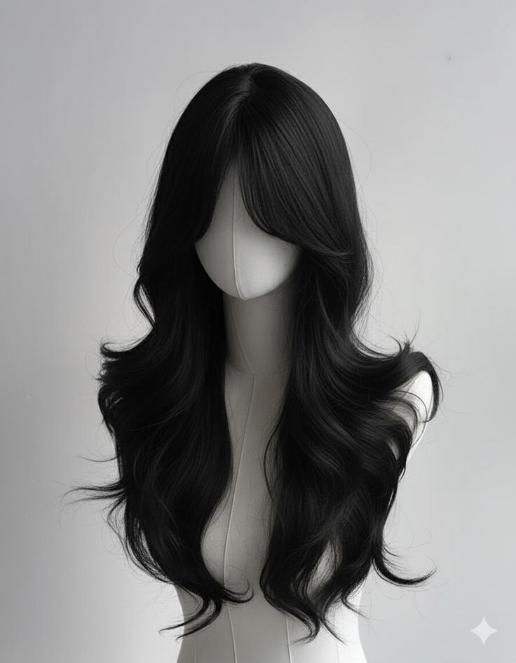 Puff Full Head Wig (Straight-Wavy)