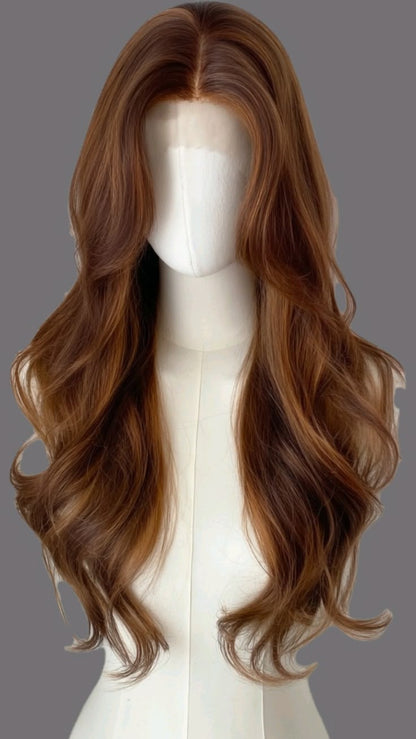 Puff Full Head Wig (Straight-Wavy)