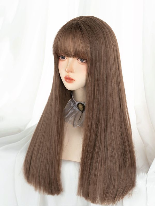 Puff Full Head Wig (Straight-Wavy)