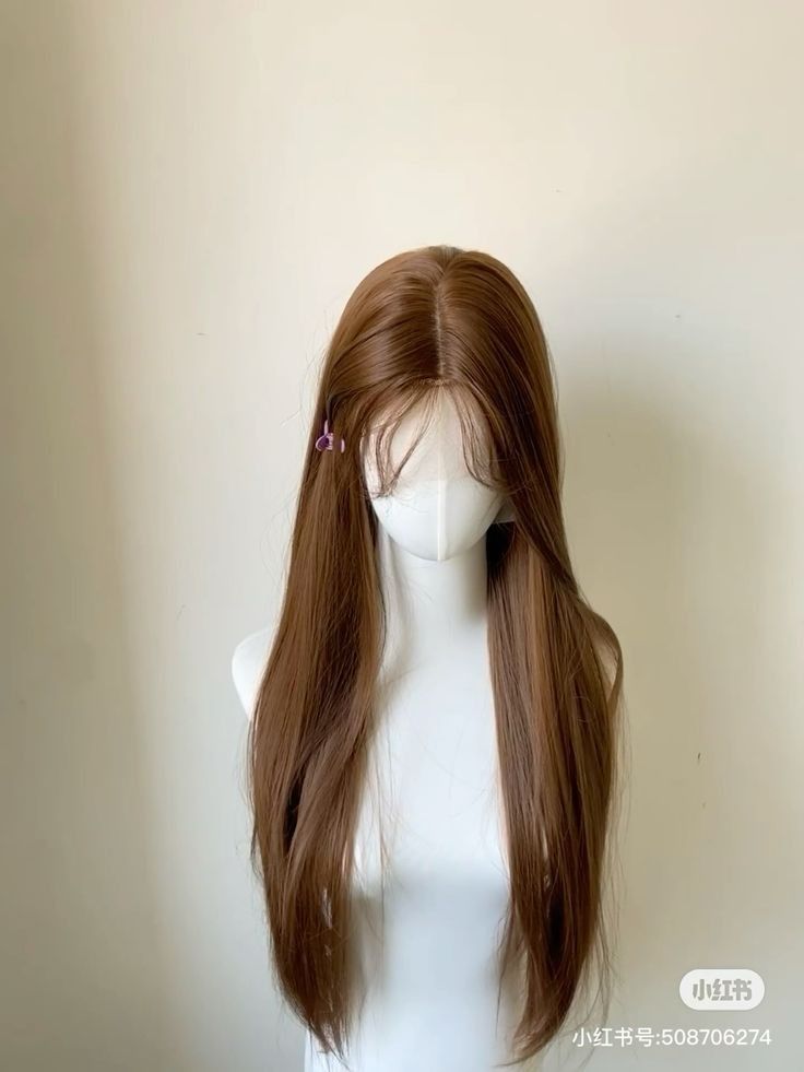 Front Mang Full Head Wig Straight